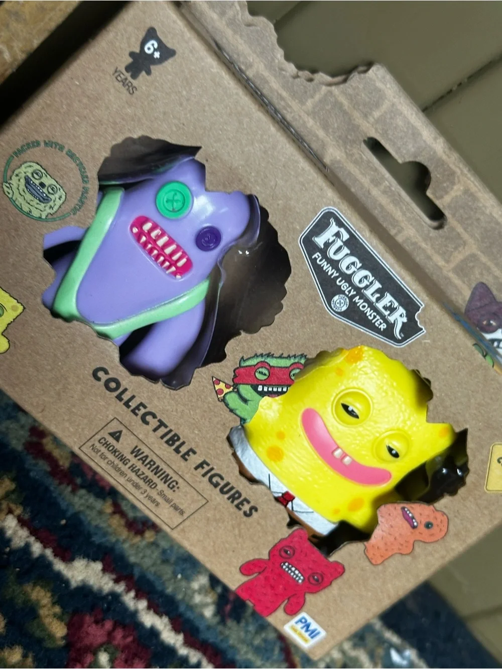 Fuggler SpongeBob & Sasquoosh Collectible Figures NIB